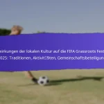Rolle der Gemeinschaftsleiter bei den FIFA Grassroots Festivals 2025: Beteiligung, Einfluss, Ergebnisse