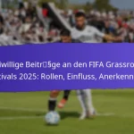 Engagement-Strategien für die FIFA Grassroots Festivals 2025: Outreach, Partnerschaften, Teilnahme