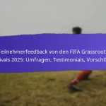 Gemeindegesundheitsinitiativen im Zusammenhang mit den FIFA Grassroots Festivals 2025: Programme, Ergebnisse, Engagement